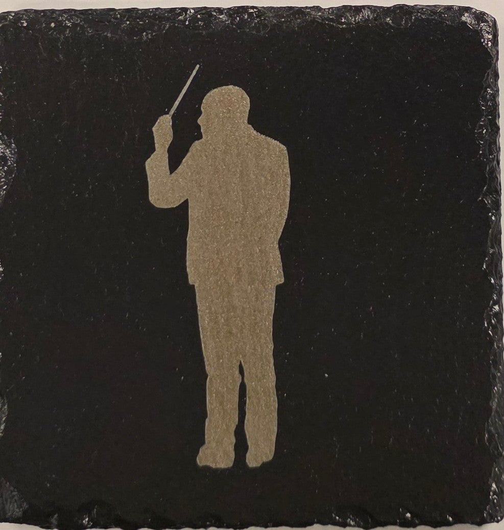 Laser Engraved Slate Coasters 4pk