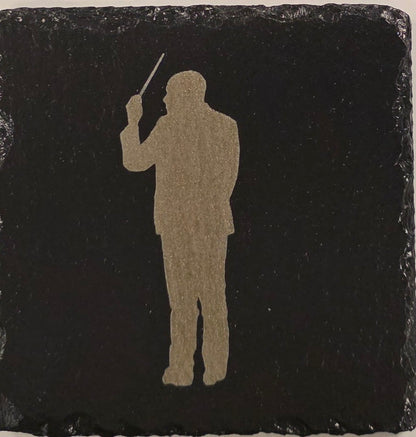 Laser Engraved Slate Coasters 4pk