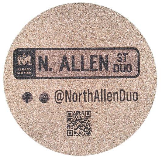Laser Engraved Cork Coasters