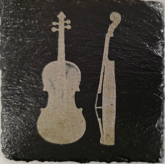 Laser Engraved Slate Coasters 4pk