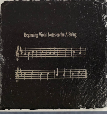 Laser Engraved Slate Coasters 4pk