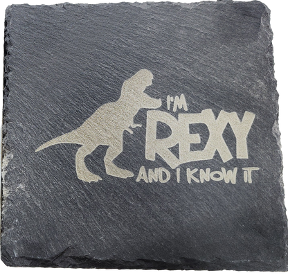 Laser Engraved Slate Coasters